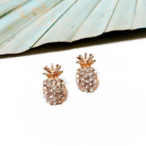 Pineapple Earrings N1434 - Picture 1 of 3